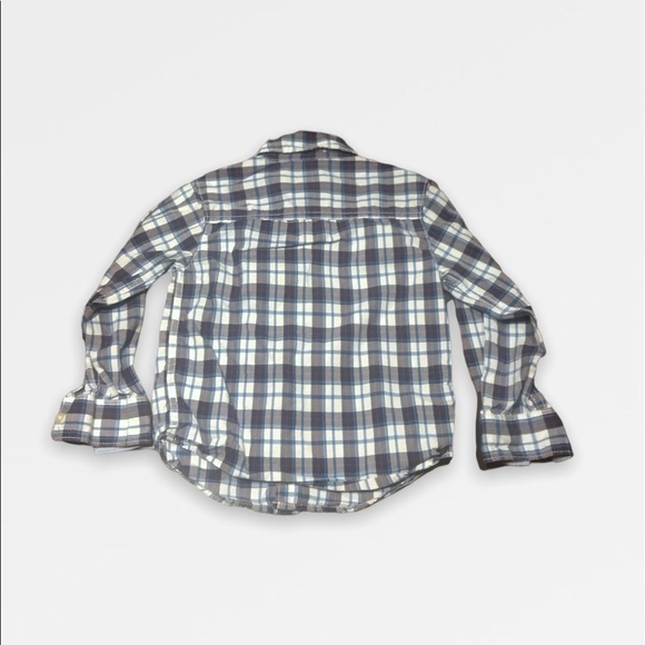 Toddler Long Sleeve Checkered Button Down  Shirt - Picture 3 of 3